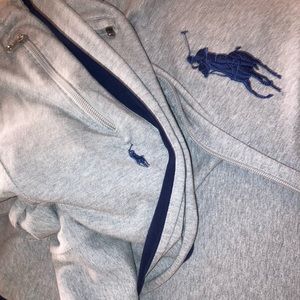 Polo jumpsuit navy blue